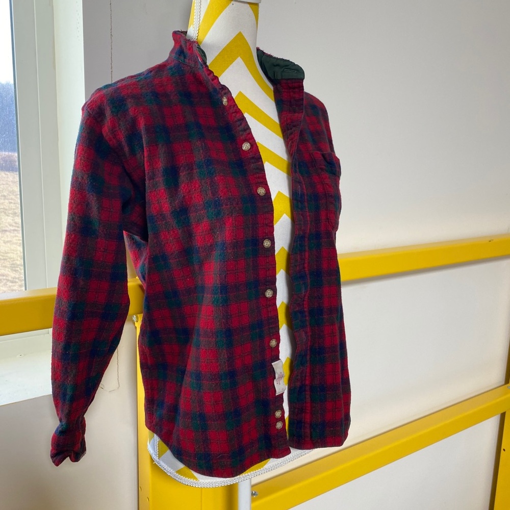 *Sold* Pendleton wool flannel with chopped collar